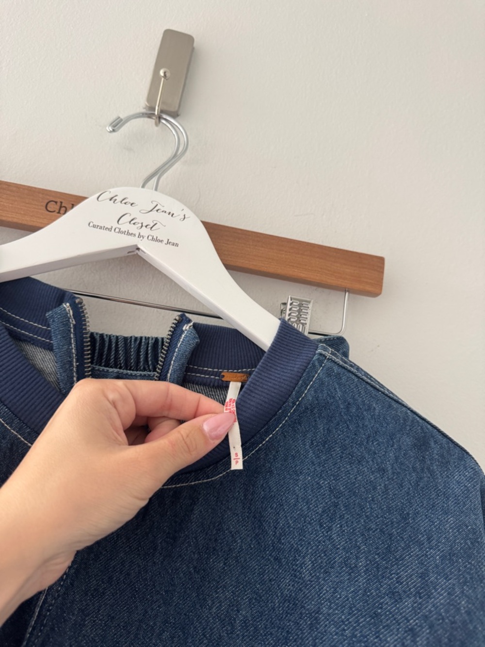 FREE PEOPLE Westley Denim Set S - Picture 4 of 6
